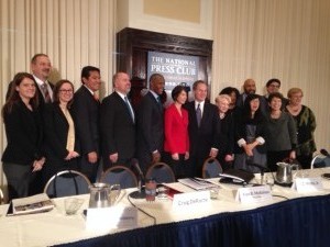 Colson Task Force on Federal Corrections members with Urban Institute staff gather for group picture at code of briefing on Final Recommendations                           